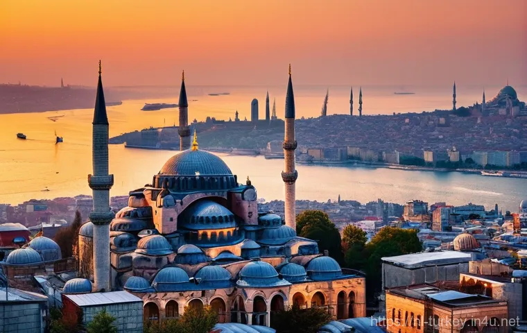 튀르키예에서의 다문화 교류 - Image Prompt 1: Istanbul's Timeless Grandeur**