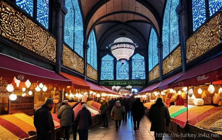 튀르키예의 겨울 축제와 이벤트 - **"Cozy Turkish Winter Indulgence in a Traditional Cafe"**
    A warm and inviting close-up shot ins...