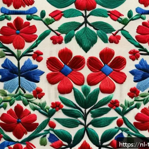 튀르키예의 민속 공예와 예술 - A richly detailed traditional Turkish embroidery piece displayed on a modern fashion garment, featur...